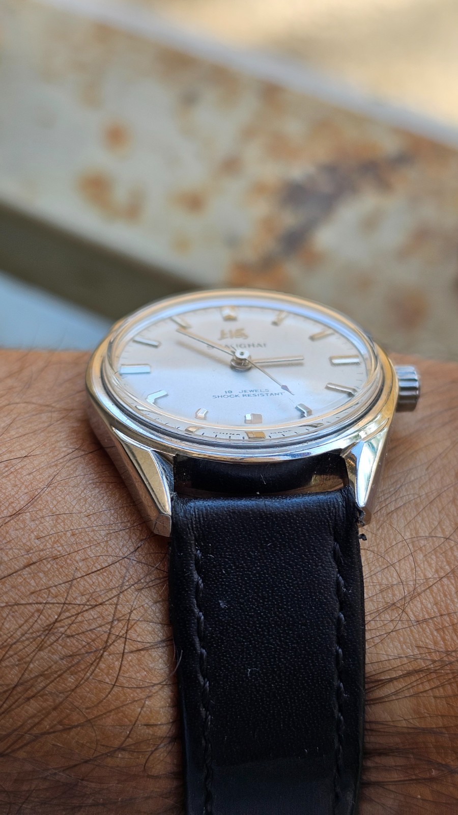 Shangai 19 Jewels Manual Winding Watch
