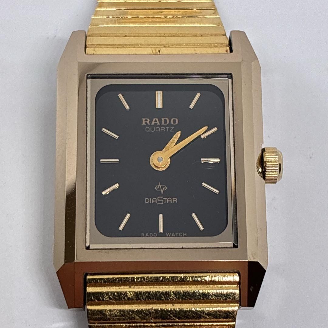 Excellent condition non working RADO ladies’ watch square two hands diamond star