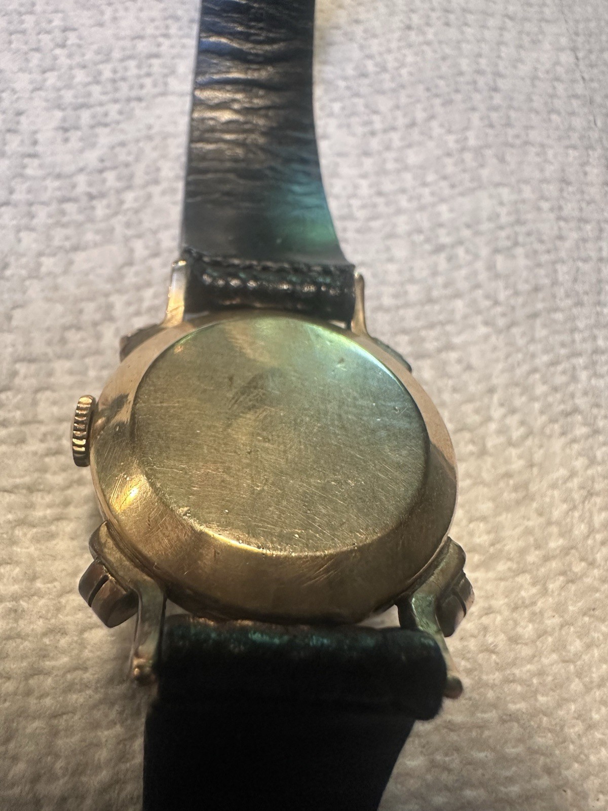 Vintage LeCoultre Men’s Wristwatch Running Original Geometric Dial 10K RGP