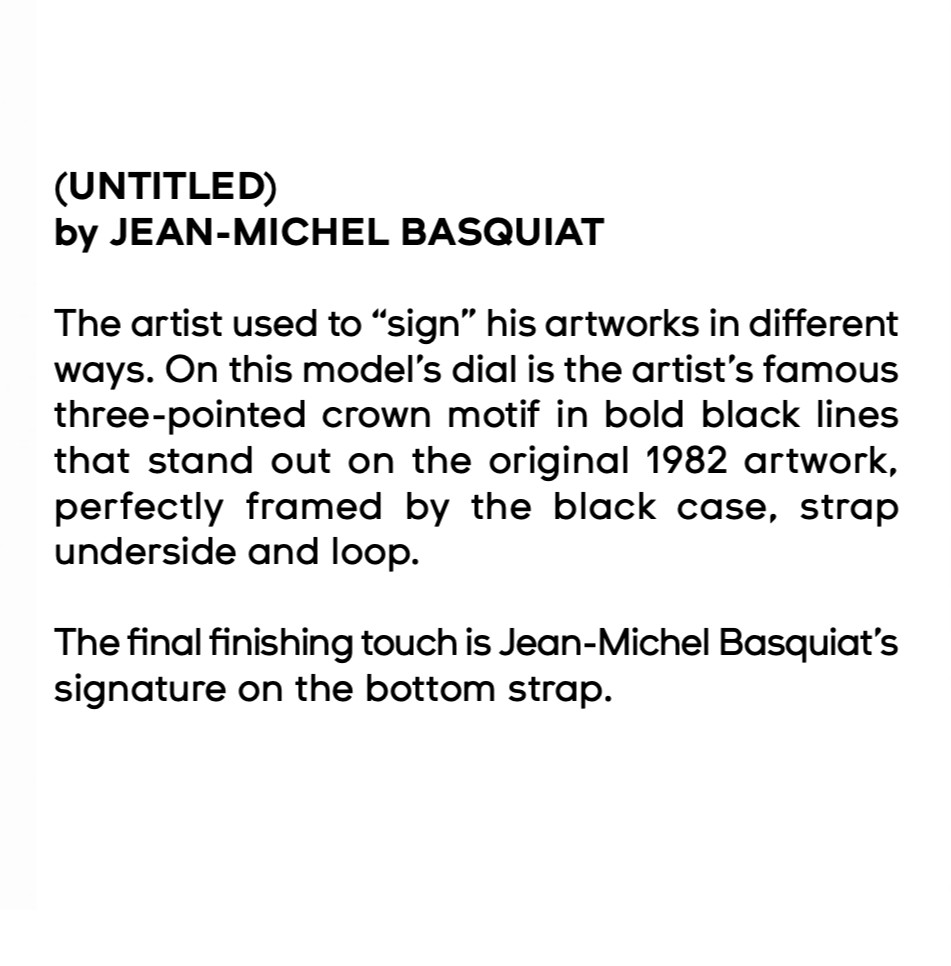 Swatch Art Special – Jean-Michel Basquiat – SZS39 – 2023 – Limited Set