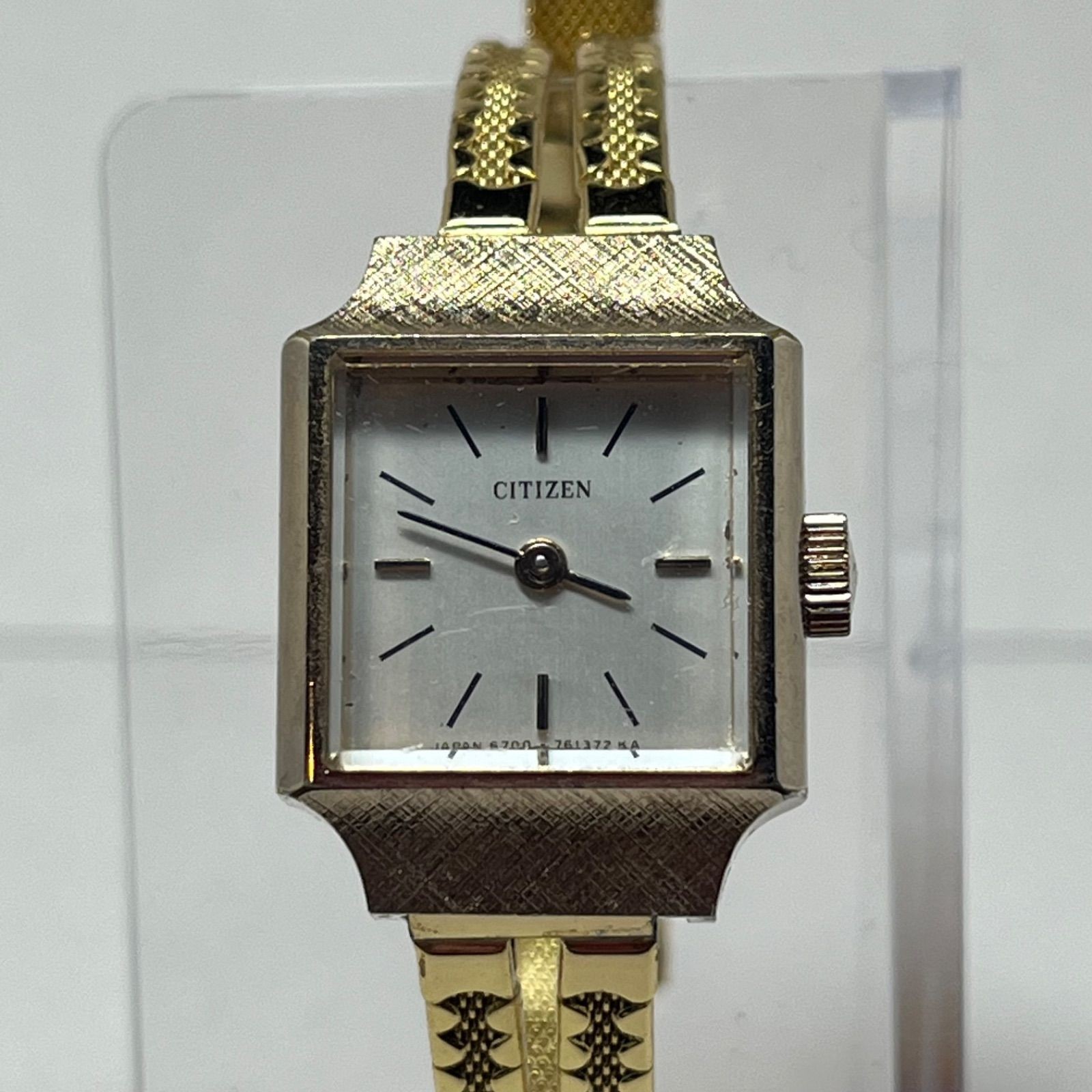 CITIZEN Citizen Women s Hand Wound Working 4 677145S GP Gold Plated Vintage