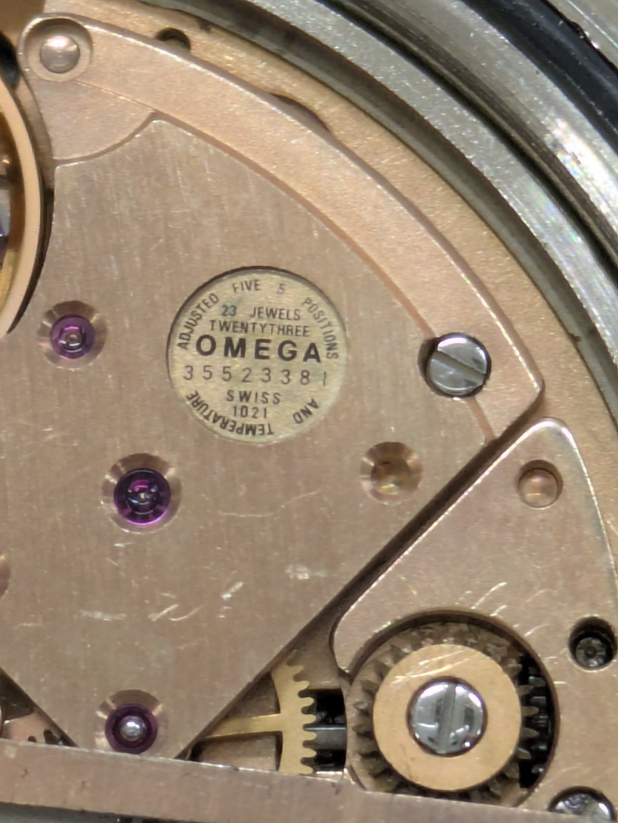 OH Service *N MINT* Vintage OMEGA Constellation Cal.1021 AT Chronometer 36mm Men