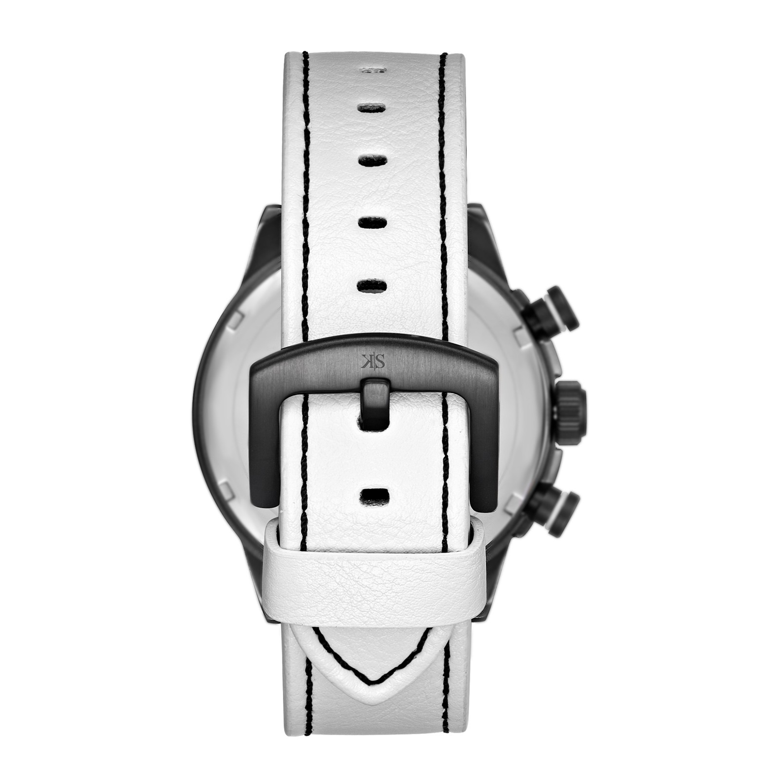 Kenneth Scott Men’s Chronograph Watch | Black Dial, 45mm, 30 m (3 ATM)
