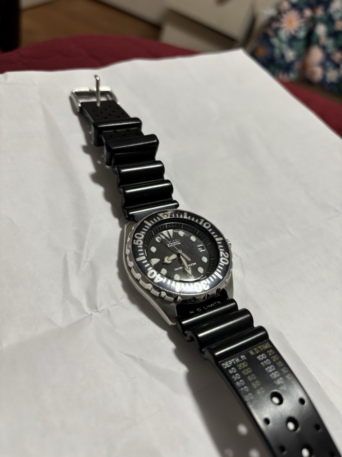 Citizen Eco-Drive Men’s Diver Watch 300m BN0000-04H