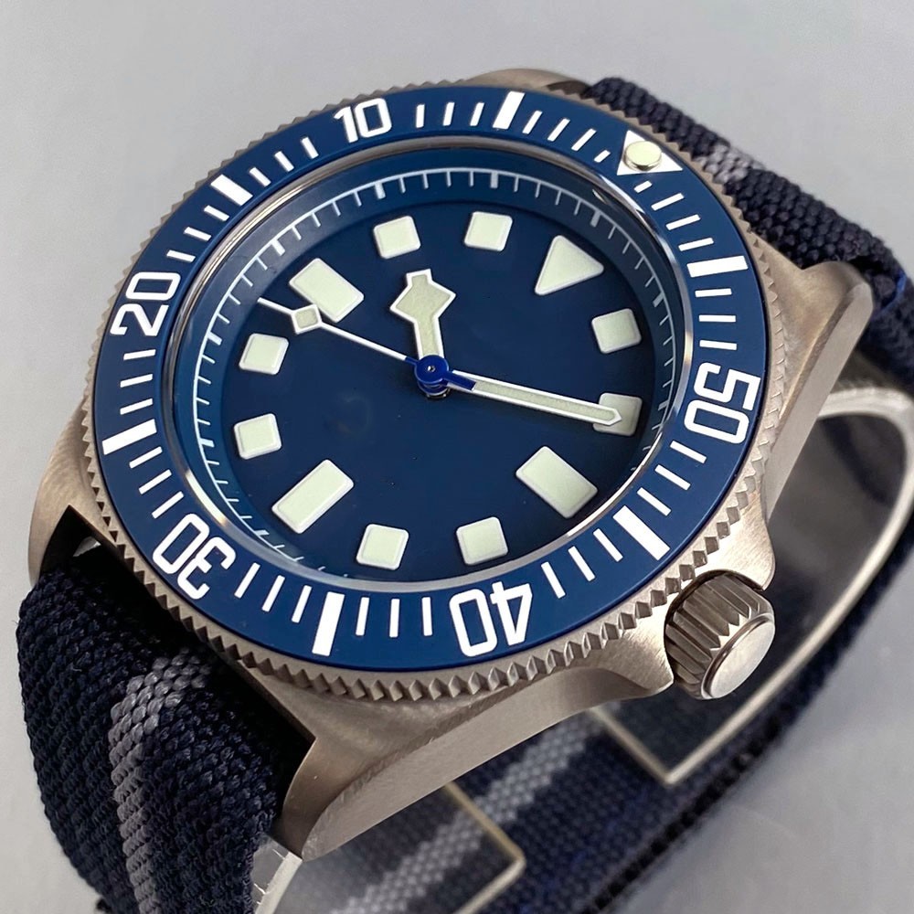 200M Diver 42mm Titanium Miyota 8215 Mechanical Watch Men Sapphire Lume Reloj