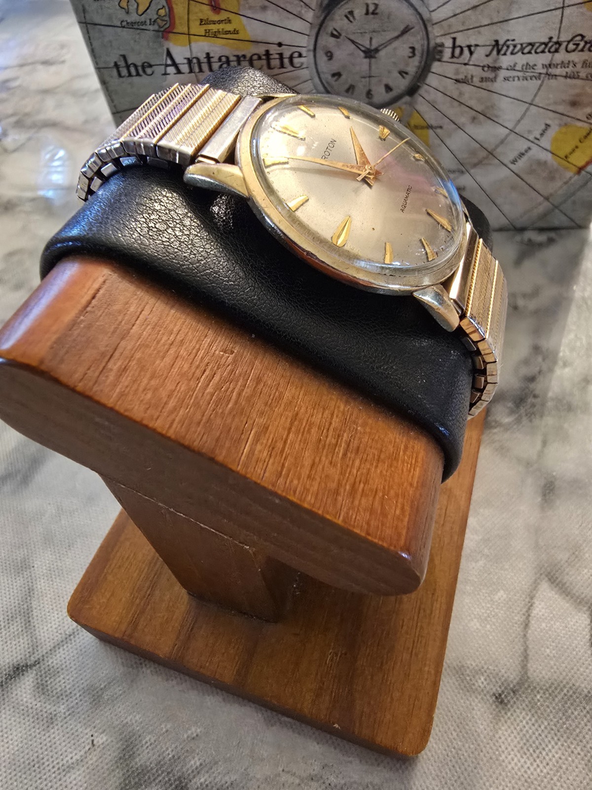 Vintage 1961 Croton Nivada Grenchen The Antarctic Aquamatic with Provenance