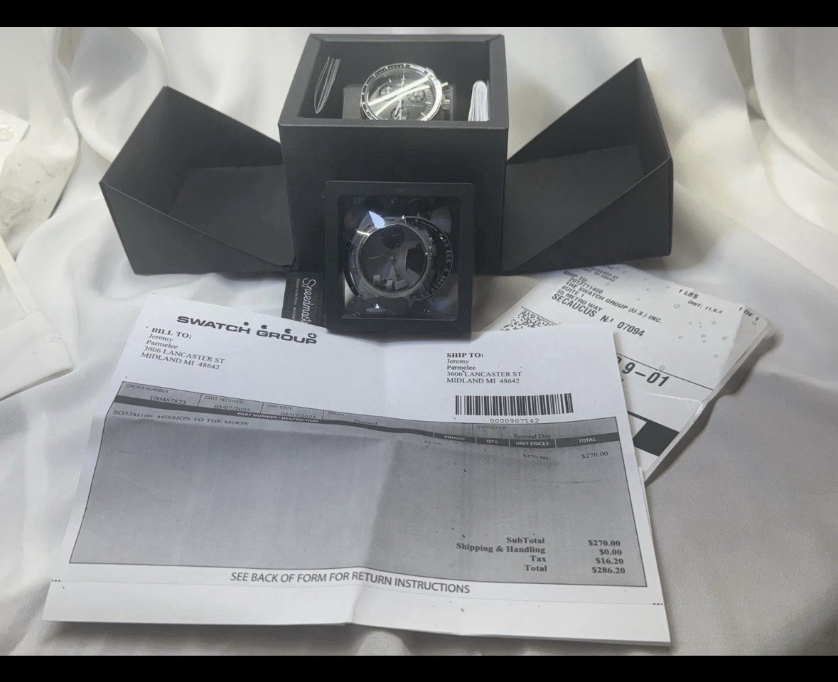 OMEGA x Swatch Speedmaster MoonSwatch Mission to the Moon Quartz Chronograph