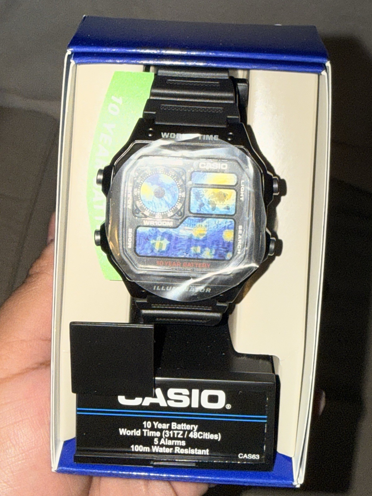 Custom Casio Starry Night Ae1200 Men’s Watch