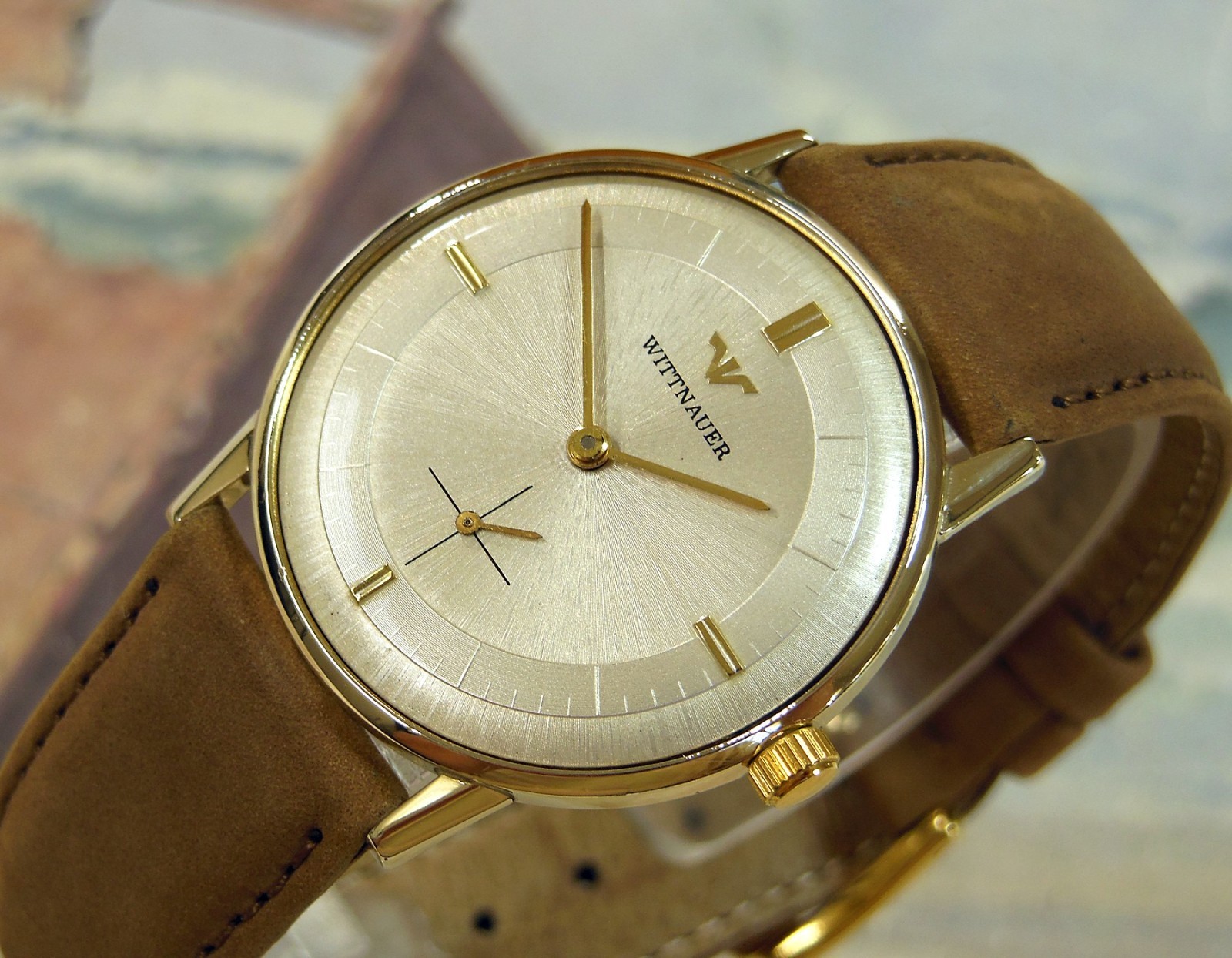 1960’s Vintage WITTNAUER, Stunning SILVER Dial, Serviced, WARRANTY
