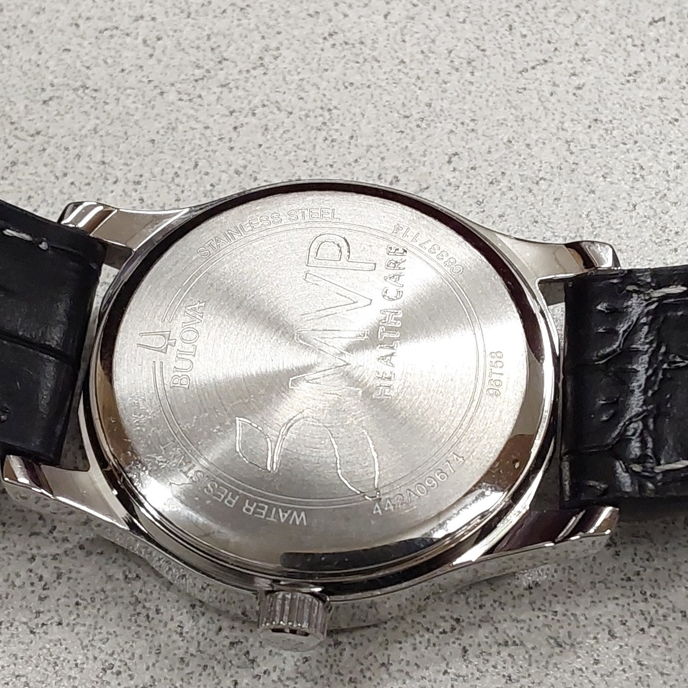 Bulova Bold at Heart Women’s Quartz Analog 34mm Silver/Black Leather Box
