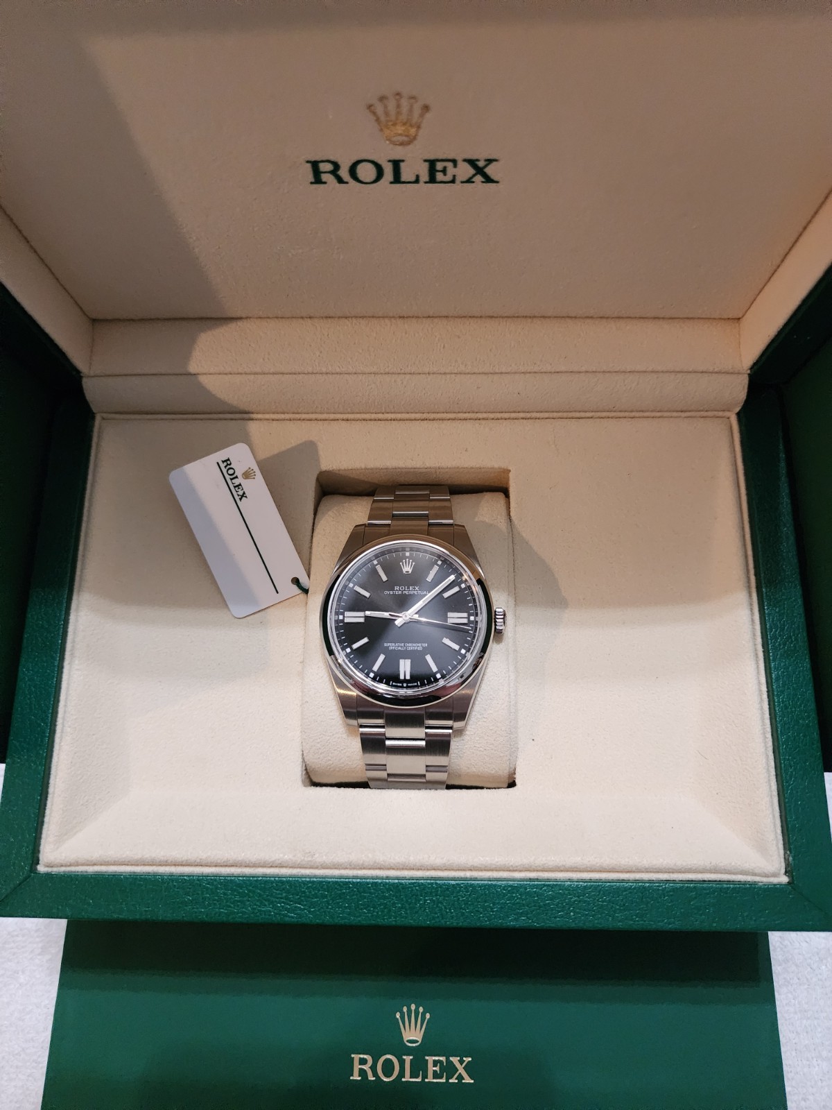 Rolex Oyster Perpetual 41mm 124300 Stainless Steel Black Dial