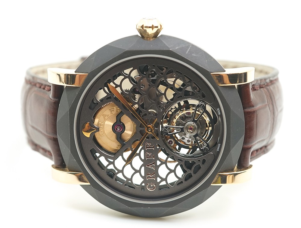 Graff MasterGraff Ultra Flat Icon Skeleton Tourbillon MGSU43DL Titanium