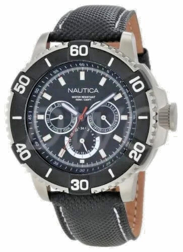 Brand New Nautica Mens Classic N17602G Multifunction Stainless Steel Watch