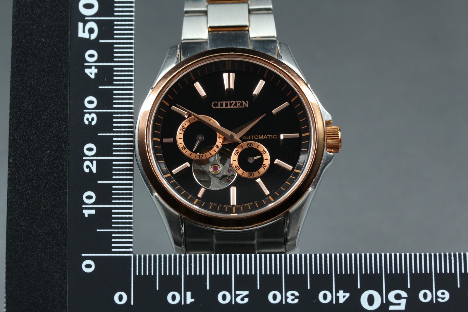 [Near MINT w/Box] Citizen NP1014-51E 39mm Automatic Black Dial Men’s Watch JAPAN