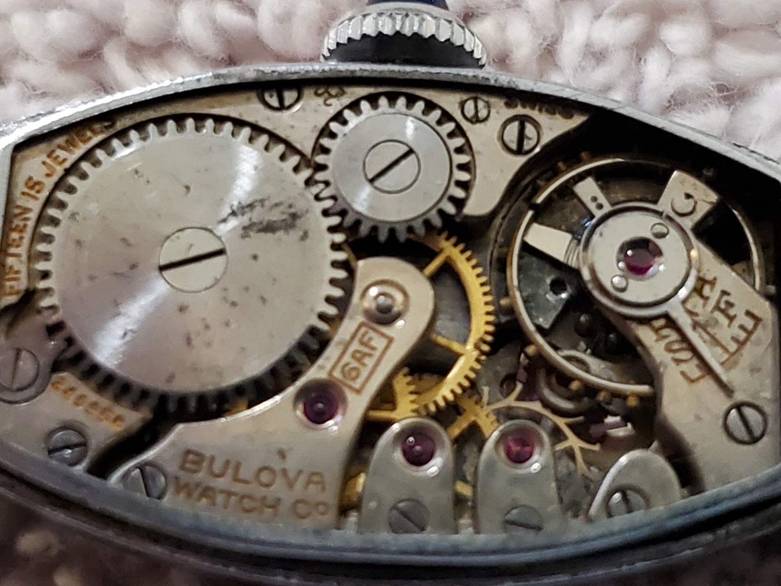 *Bulova Women’ Watch Marked June 10, 1924 W/ 750 Marking *SEE DESCRIPTION