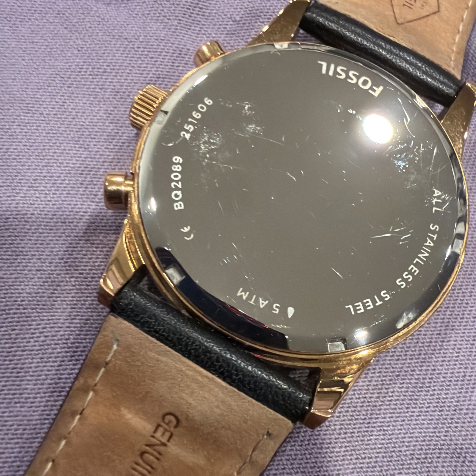 Fossil Men’s Grant Chronograph watch BQ2089, 251-606 ￼5 Atm