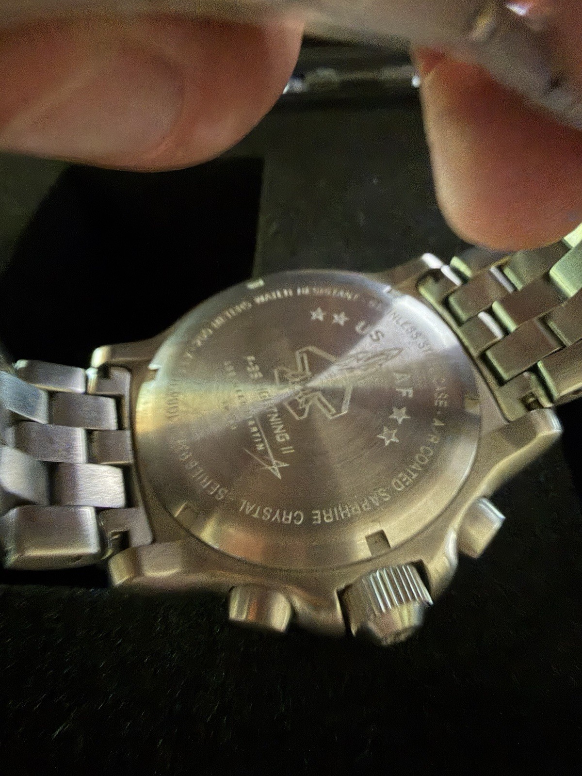 Luminox F-35 Lightning II Chronograph Date Quartz 44mm 200m Box Papers