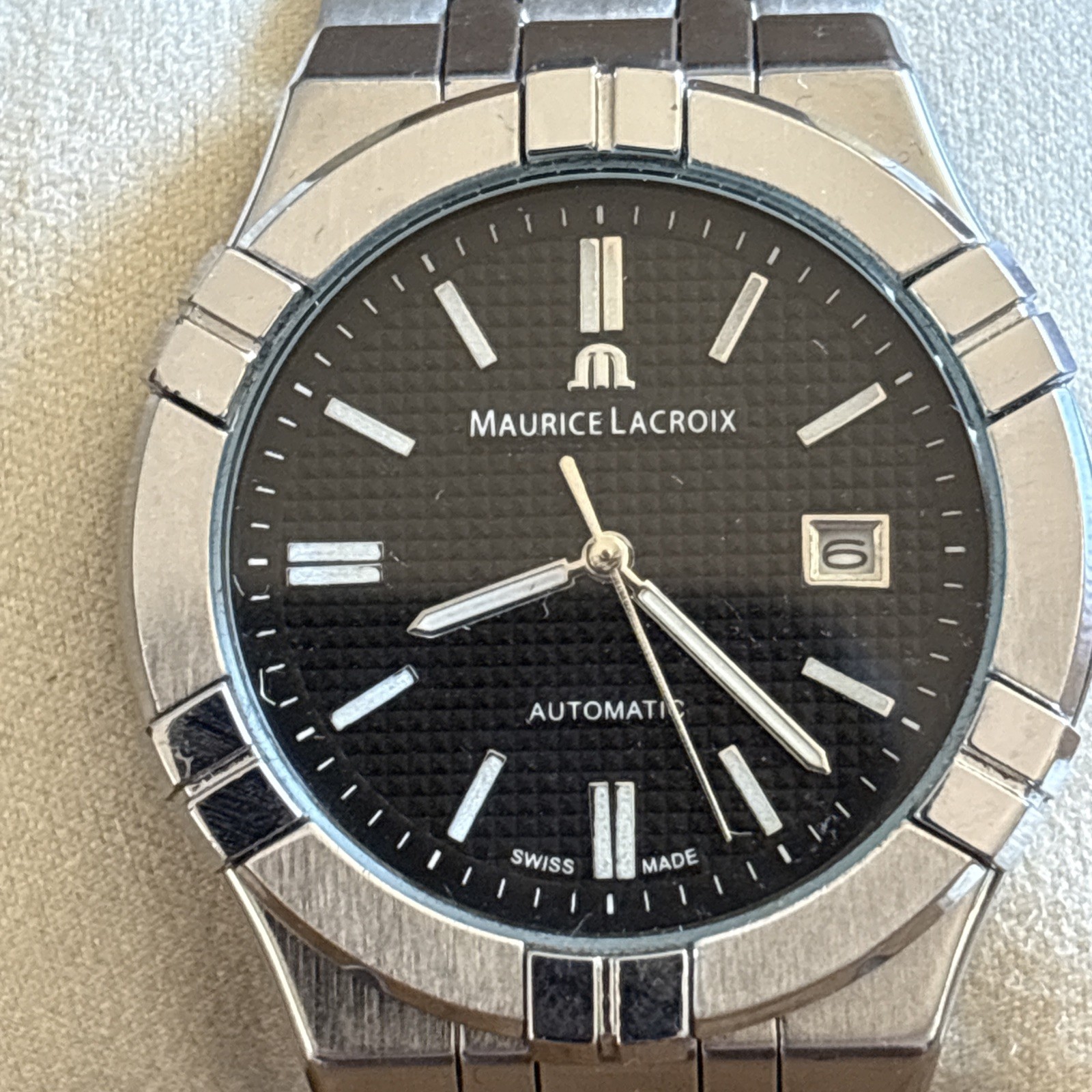MAURICE LACROIX Aikon Automatic AI6008 42mm Black Dial Steel