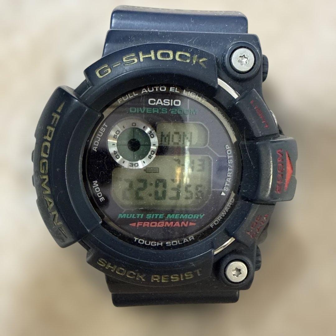 CASIO G-SHOCK FROGMAN GW-200Z-1JF Black Digital Tough Solar from Japan