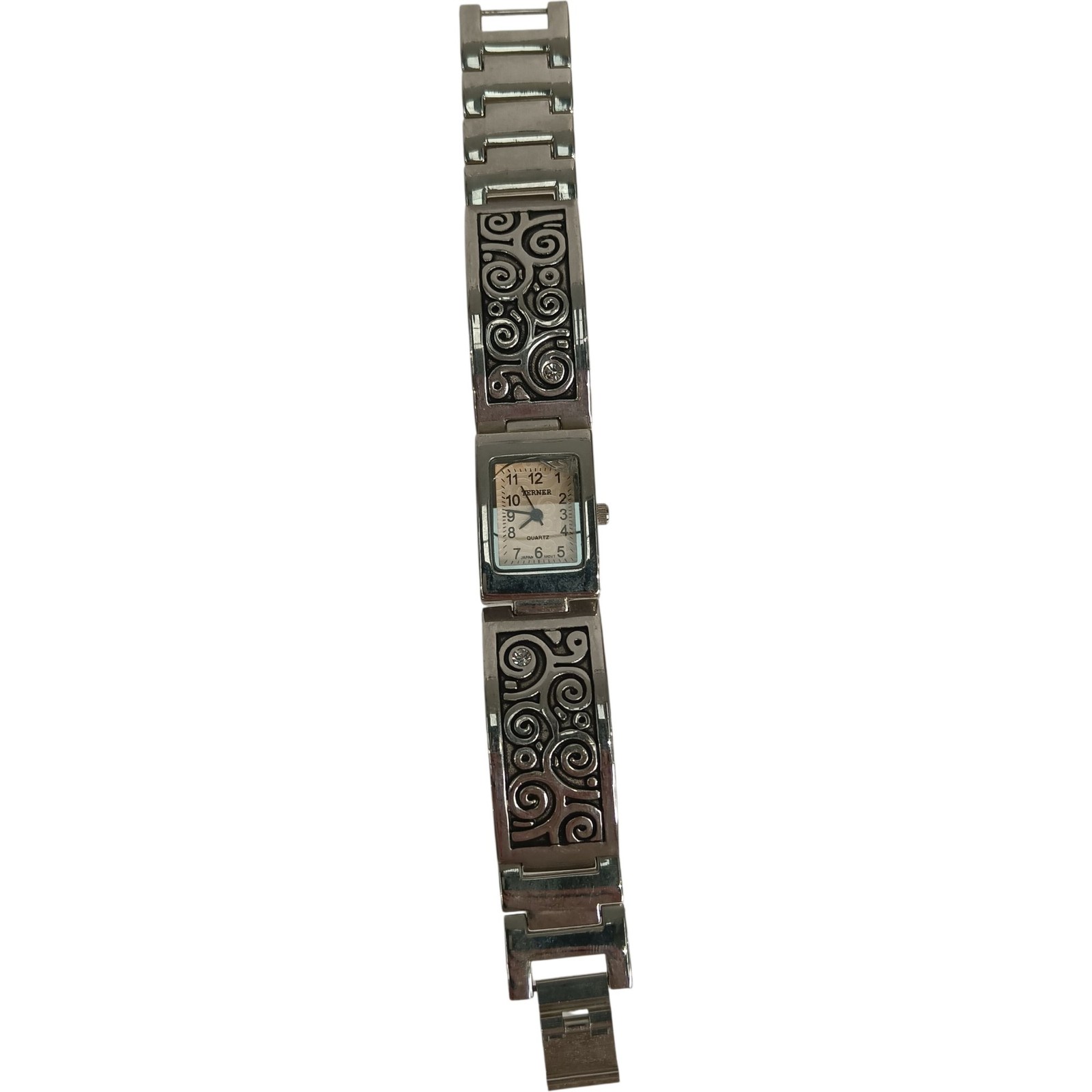 Terner Quartz Wristwatch Stainless Steel Damaged Face Spares and RepairsPreloved