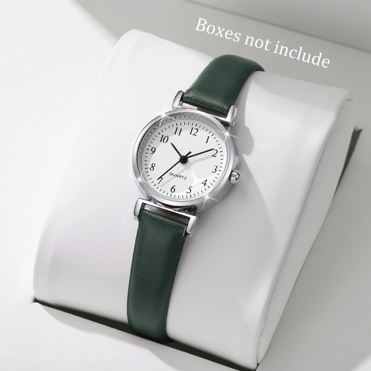 Fashion Small Dial Women’s Watch – Simple Leather Band, Analog Quartz Wristwatch