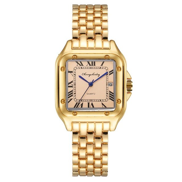 Women’s Fashion Quartz Watch Stainless Steel Square Design