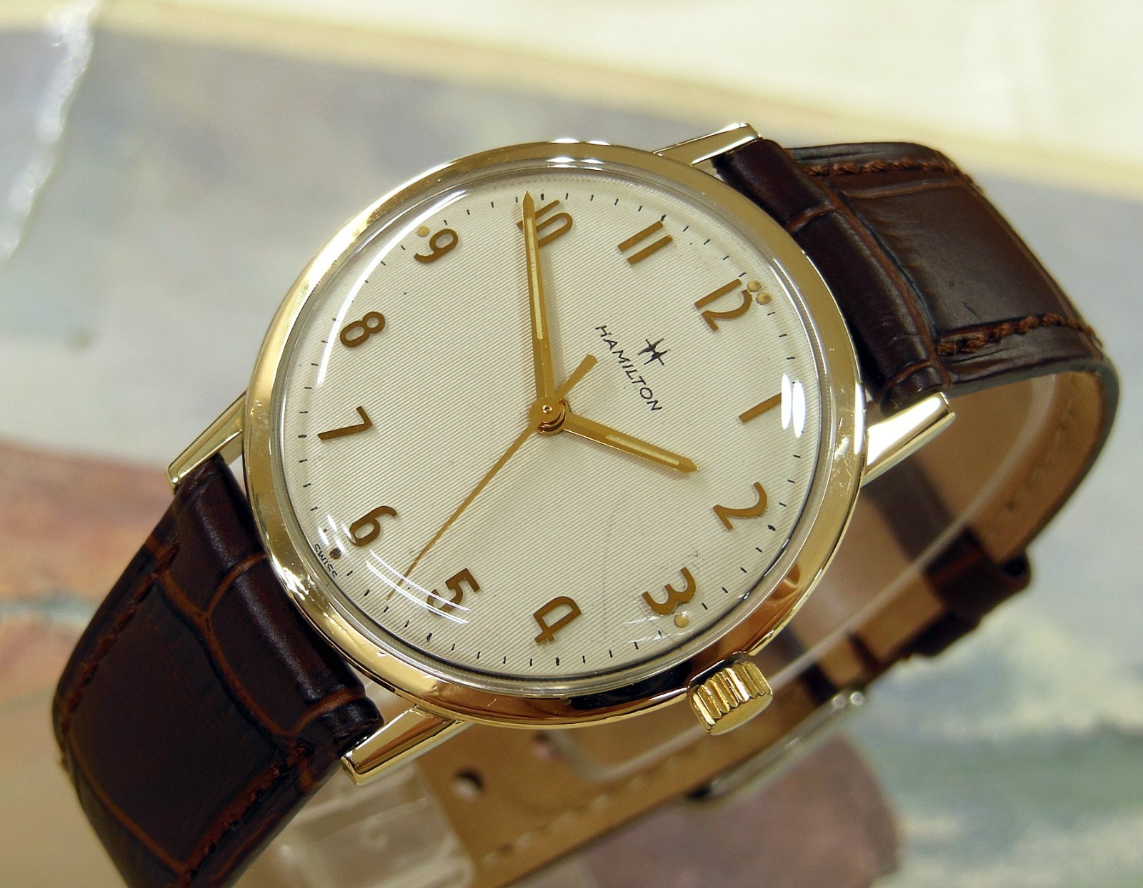 1960’s Vintage HAMILTON Manual Wind , Stunning Dial, Serviced with warranty