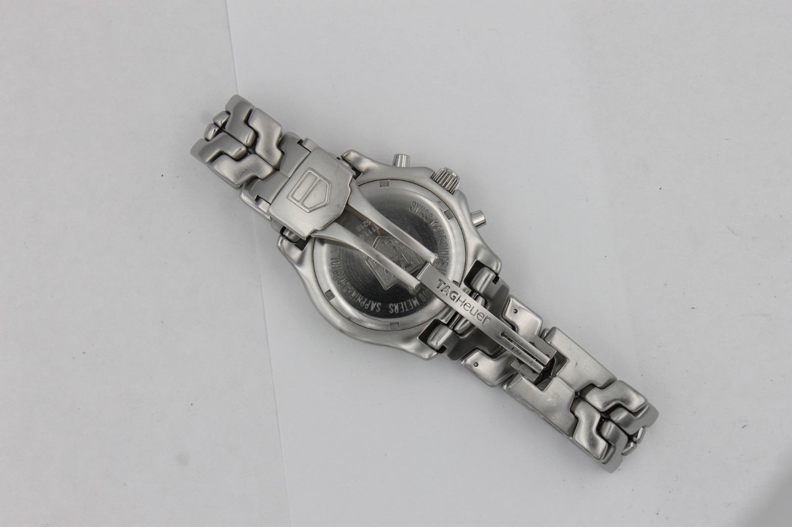TAG Heuer CT1111.BA0550 Mens Link Chronograph Watch Black Silver Jason Bourne