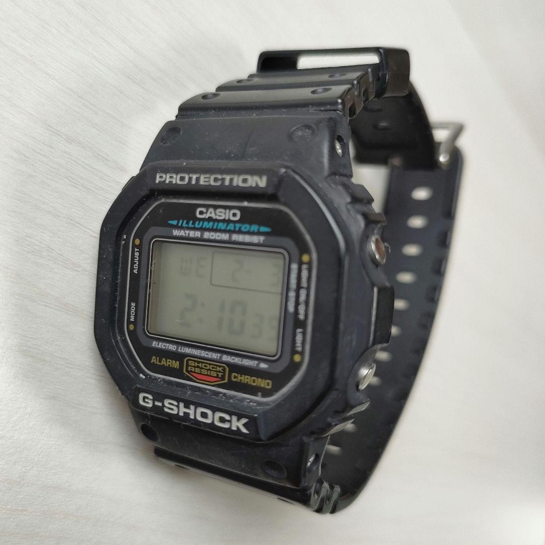 CASIO G-SHOCK DW-5600 series black wristwatch