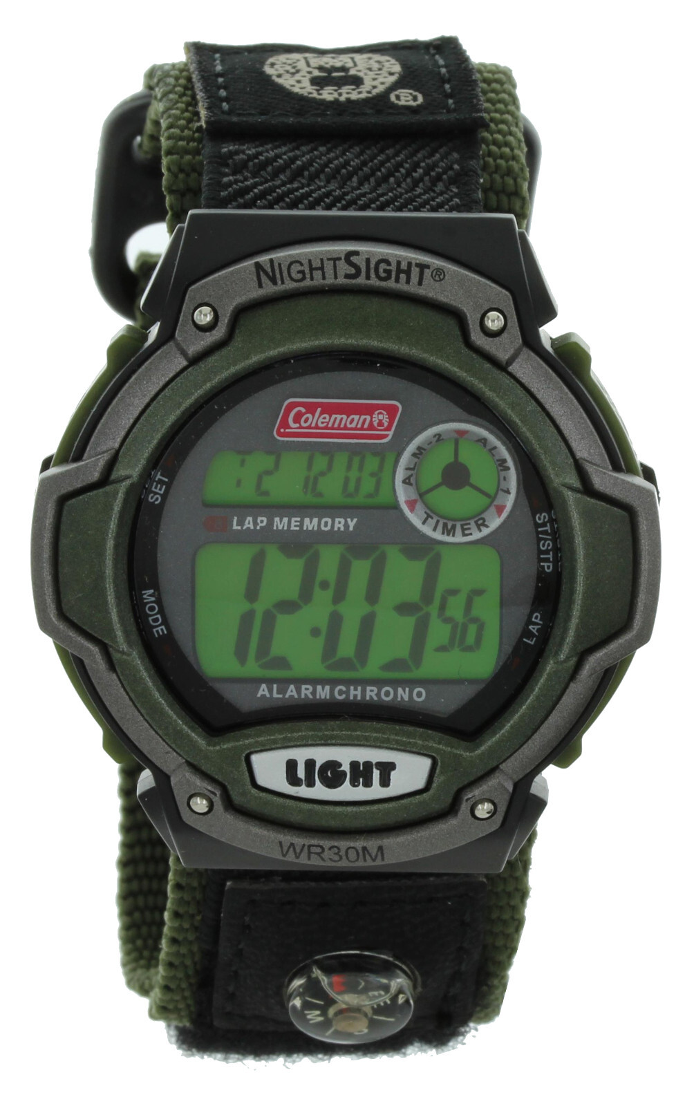 Coleman Men’s 40819 Digital Dual Time Sport Watch water resistant 12/24 H