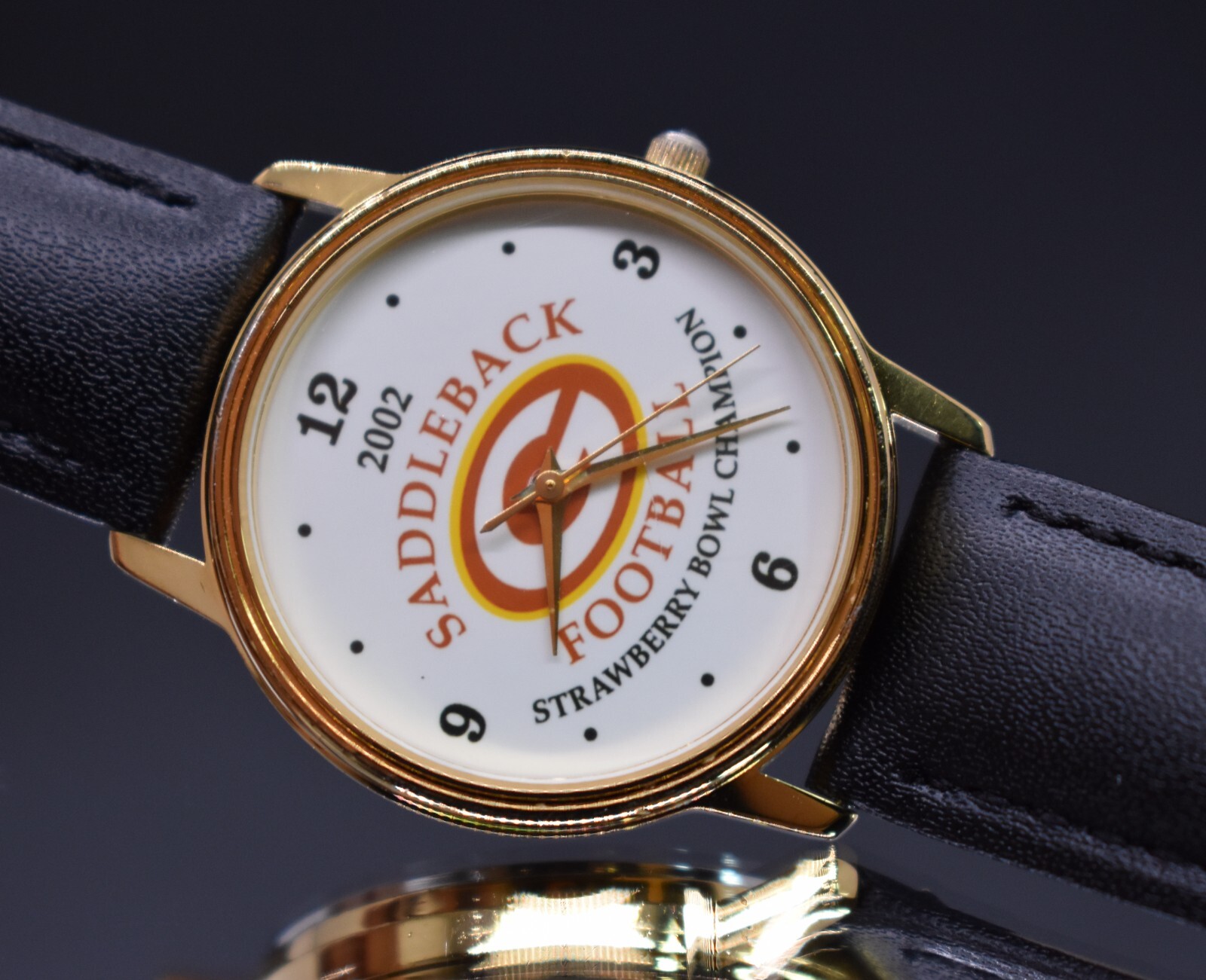 Vtg Saddleback College Football 2002 Strawberry Bowl Champion Watch Men