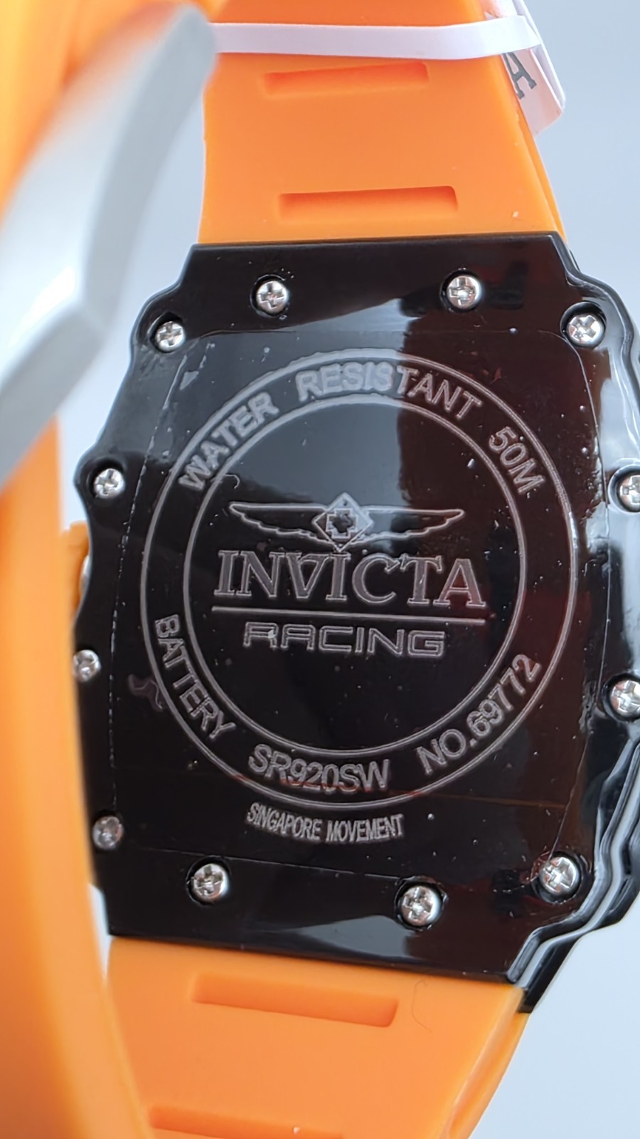69772 – Invicta Racing Valxor Unisex Watch – 40mm, Orange