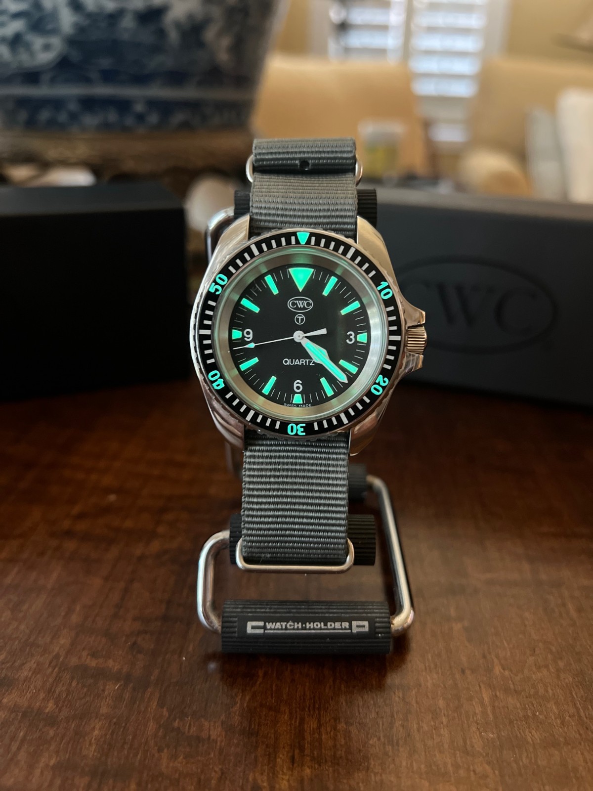 CWC 1983 RN Divers Quartz Re-Issue RN300-83 QM60, Royal Navy Diver. Box & Papers