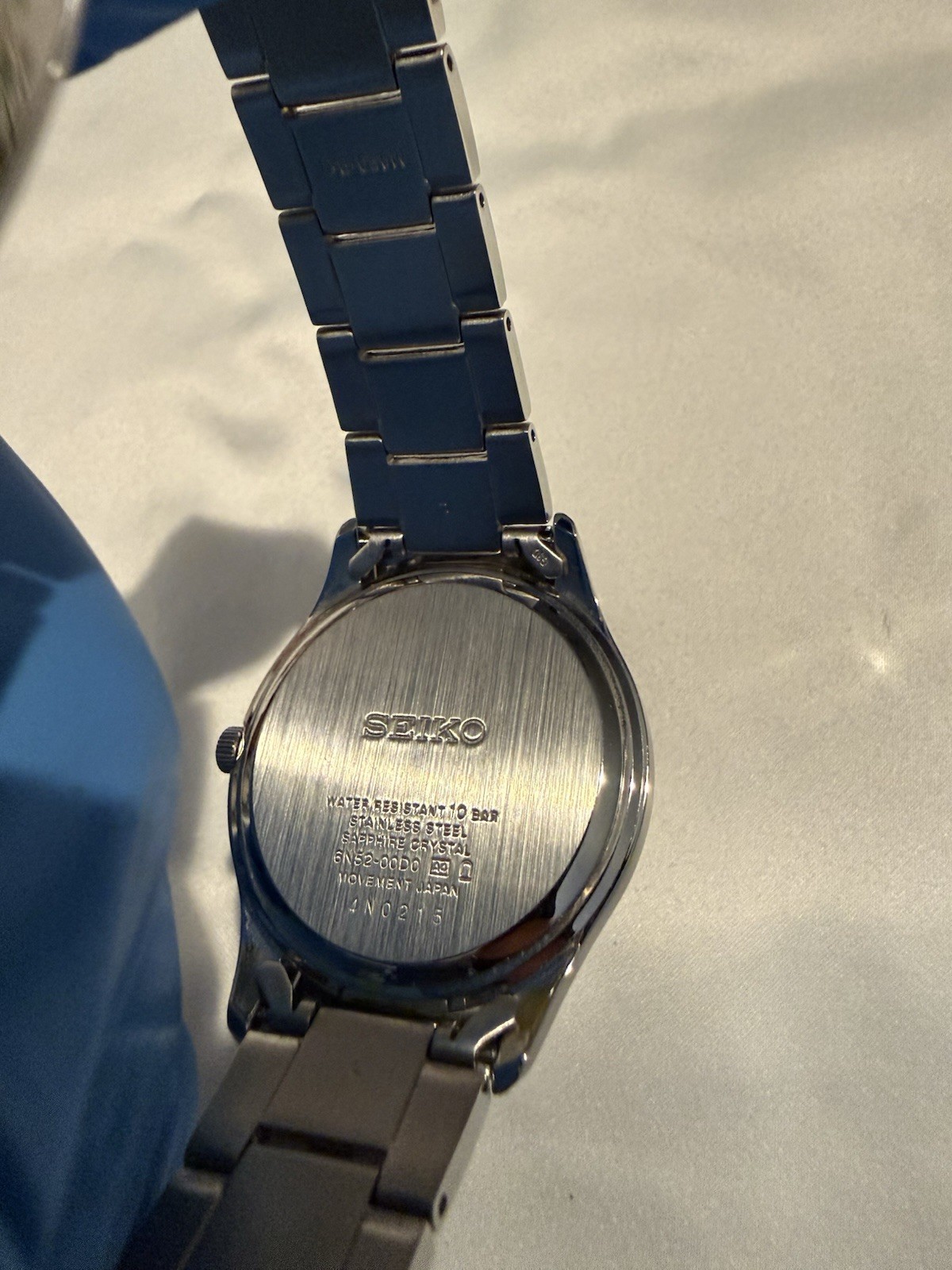 Seiko Men’s Quartz Sapphire Dress Watch – SUR419