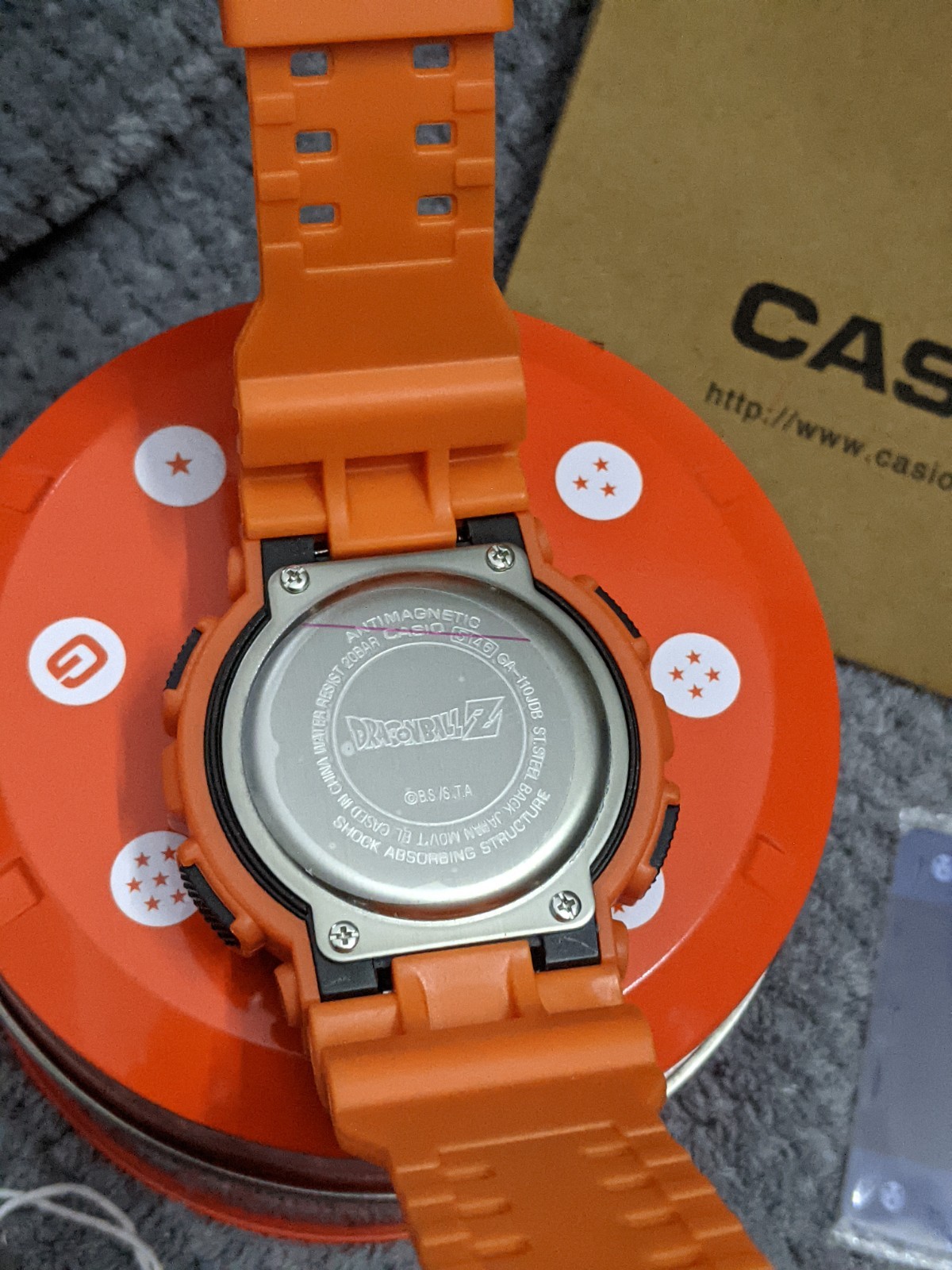 Casio G-Shock x Dragon Ball Z GA-110JDB-1A4 Son Goku Limited Edition Brand New