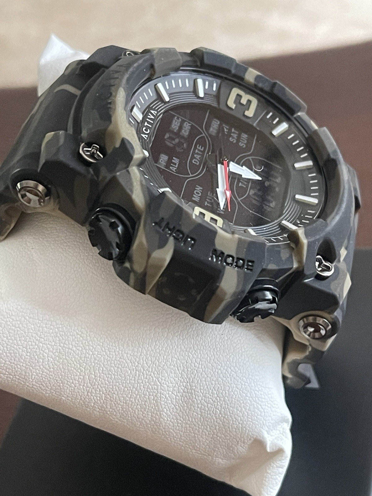 Activa Vulkor X Invicta Analog Digital Men’s Watch – 53mm. Camouflage. Tan, new