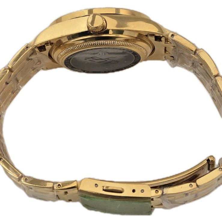 MZI Watch Co. Germany crystals Gold-tone 3 ATM Automatic Men’s Wristwatch NEW