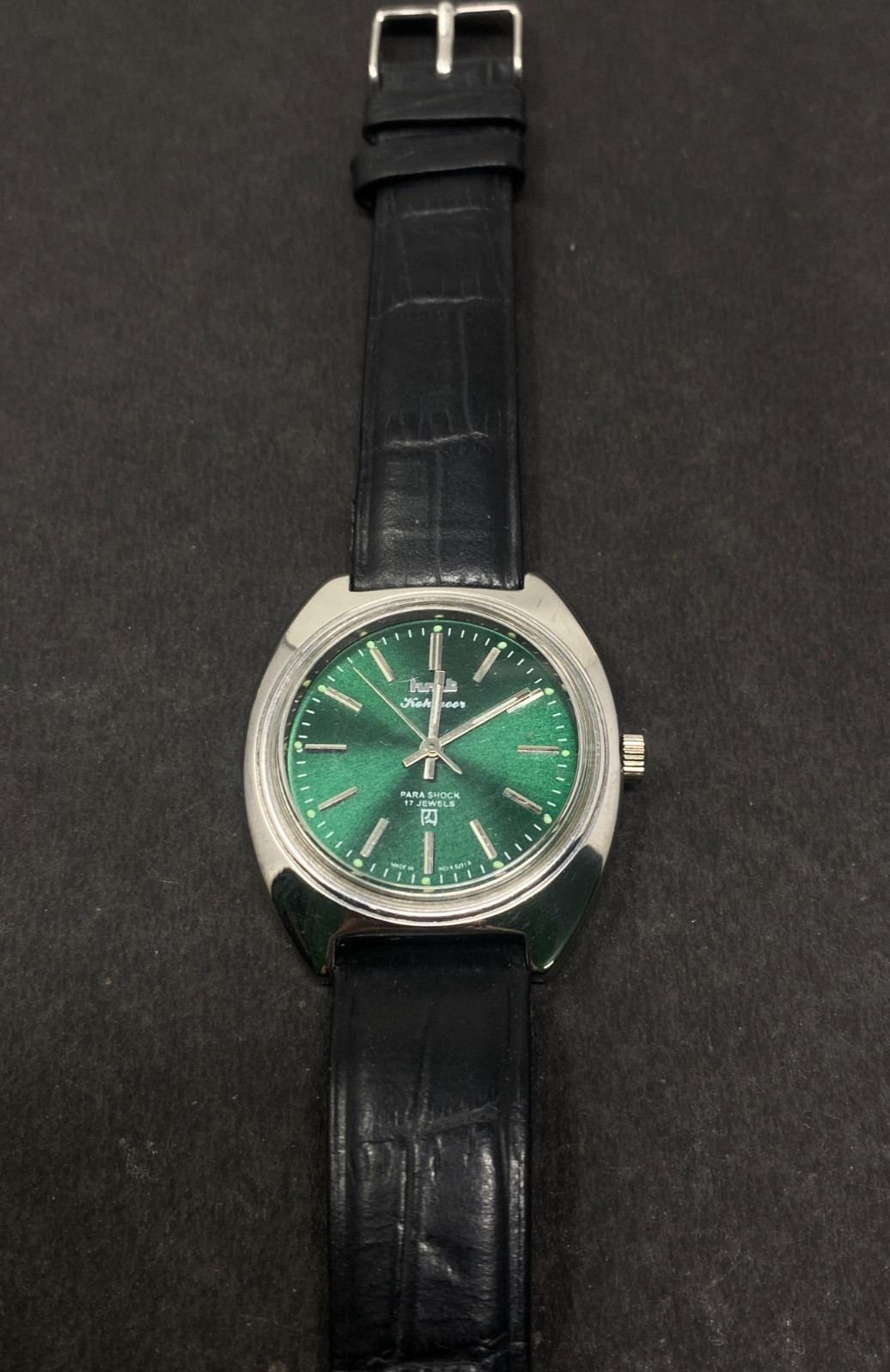 Vintage HMT Kohinoor 17 Jewels Mechanical Hand Winding Men’s Wrist Watch