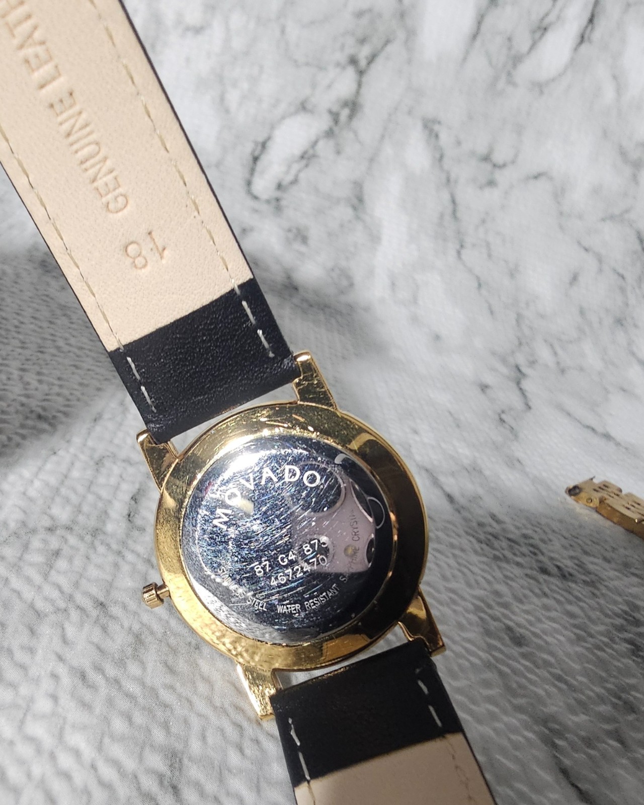 Movado Museum 87.G4.875 Gold-Plated Swiss Quartz Watch