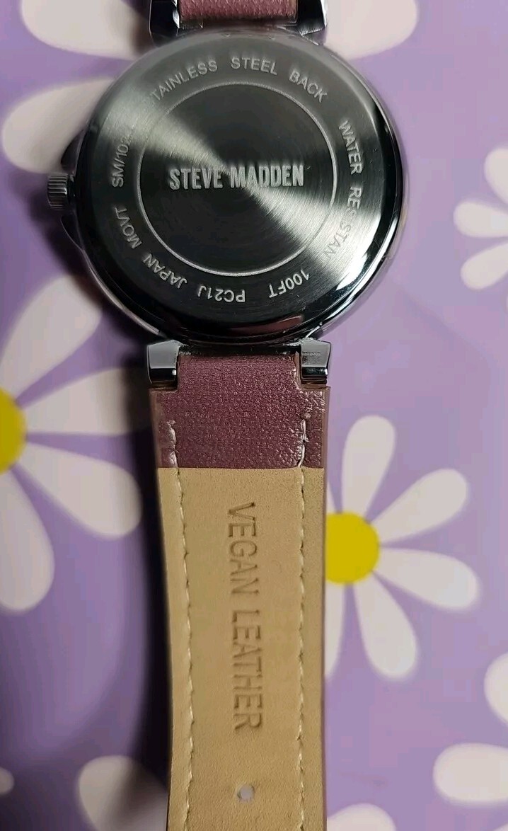 Steve Madden Women’s Dual Colored Dark Brown and Light Brown Watch NWB