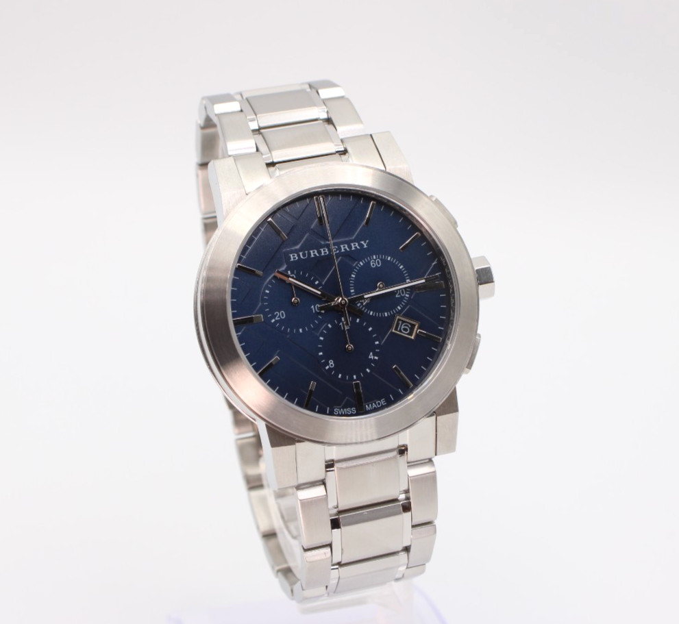 BURBERRY The City BU9363 Blue Dial Stainless Steel Men’s Watch 42mm