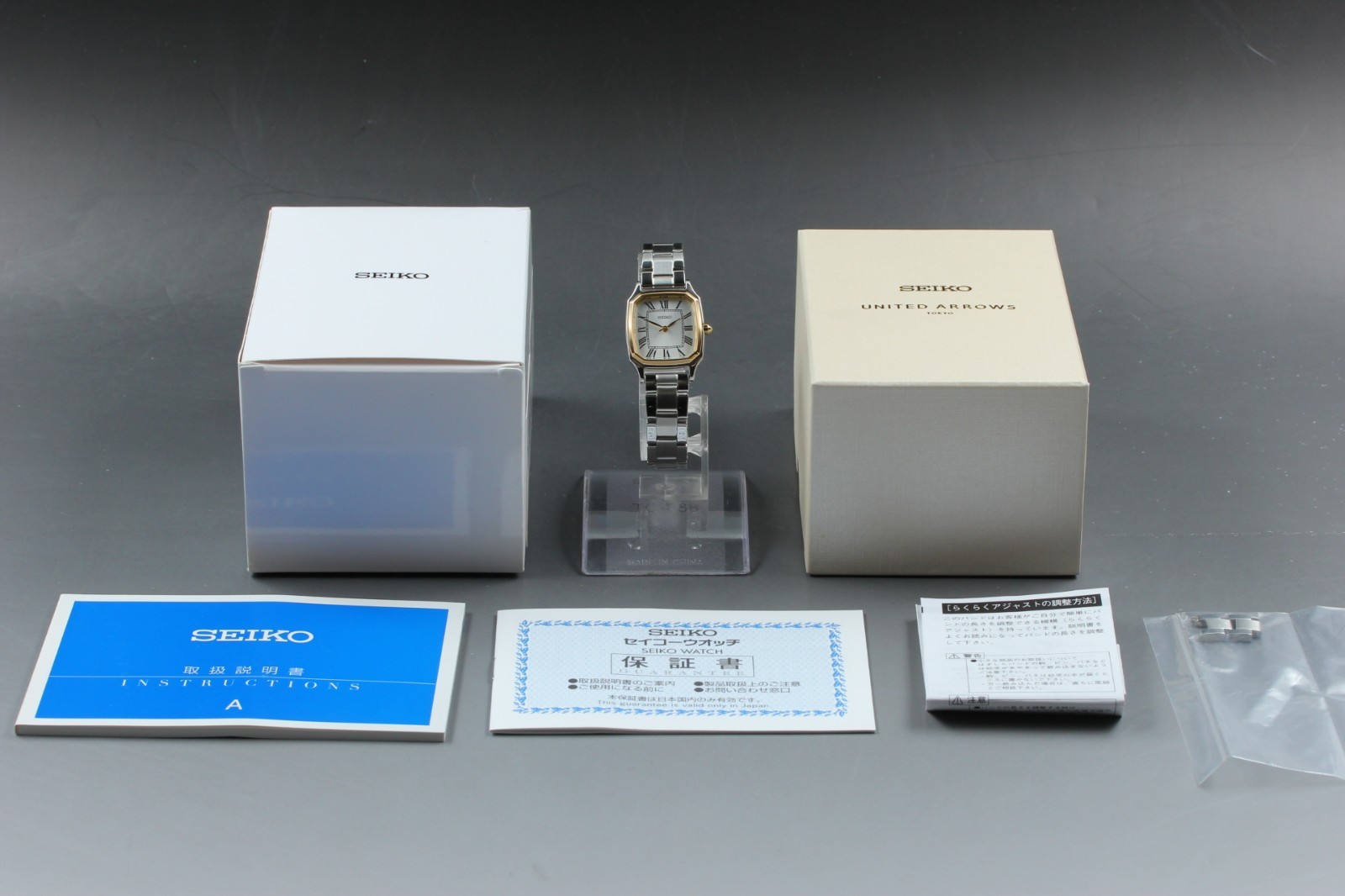 [ MINT w/ BOX ] SEIKO United Arrows 7N01-HAD0 23mm Silver Dial QZ Women’s Watch