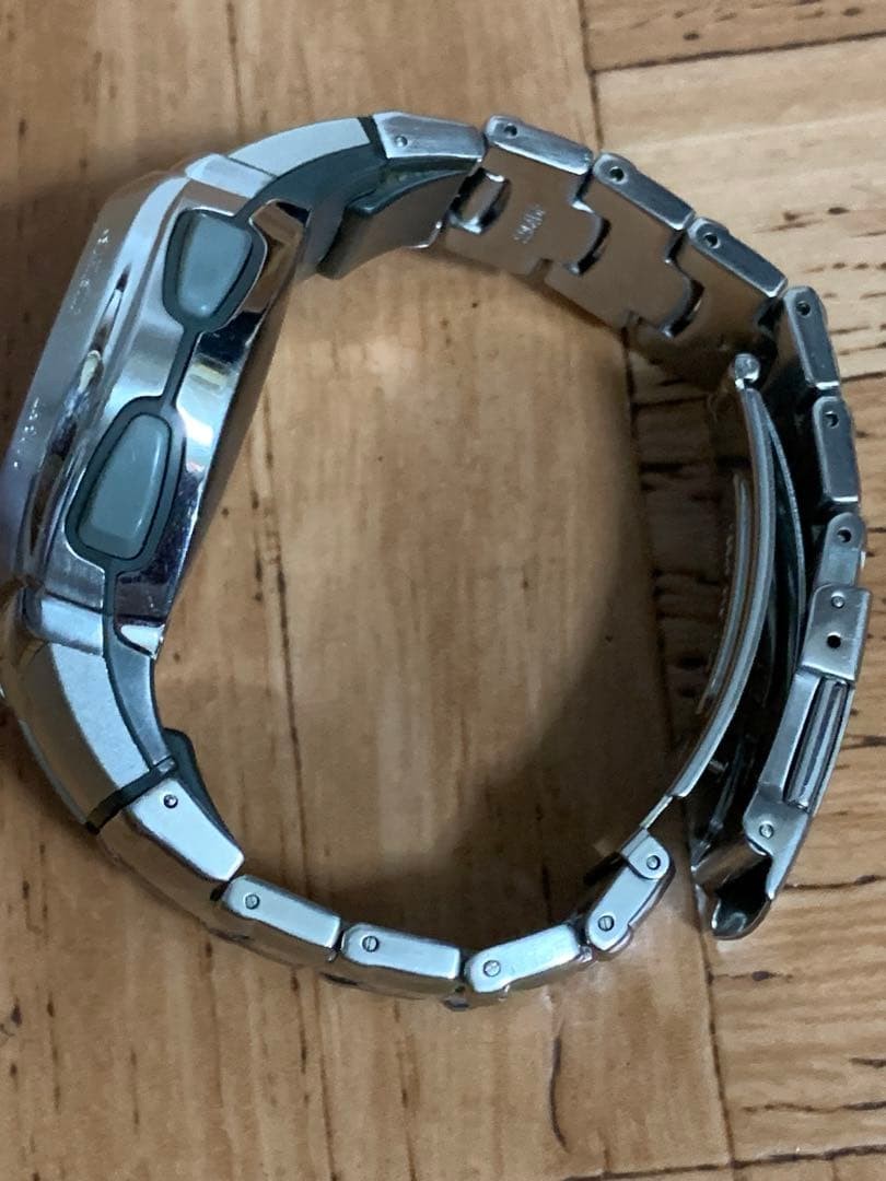 Casio Wave Ceptor WVA-500 Radio Solar AnaDigi Chronograph Mens Watch -For Parts