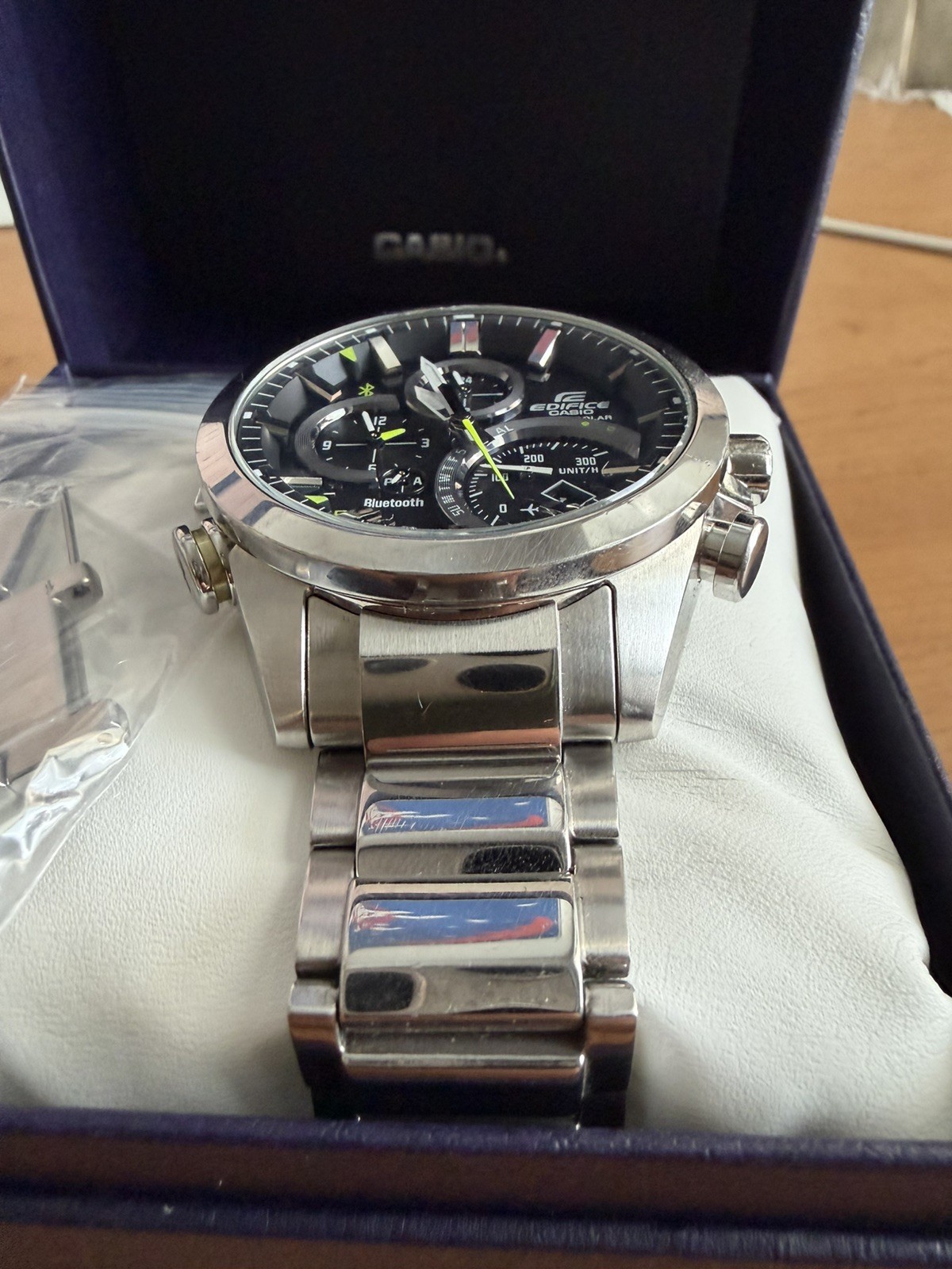CASIO EDIFICE EQB-500D-1AJF Bluetooth Tough Solar USED, all links! USA Seller