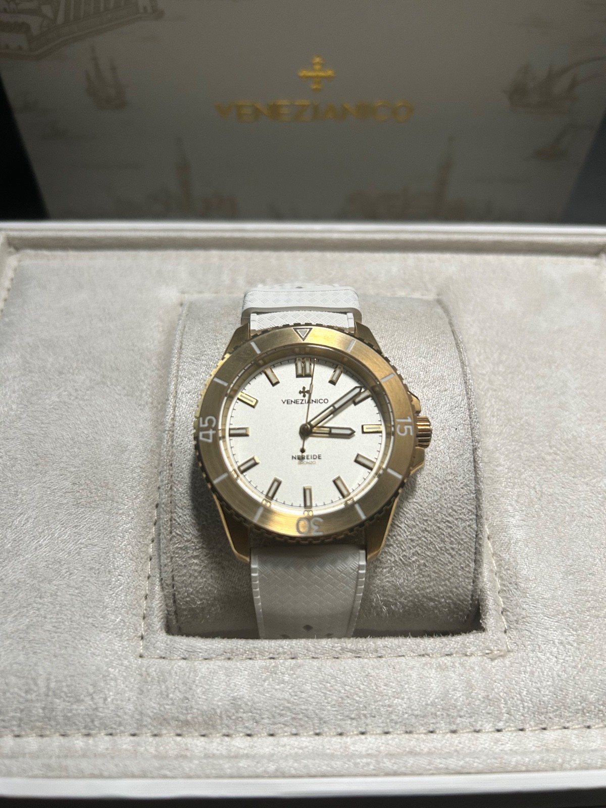 Venezianico Nereide Bronzo 39 3121556 Bronze Automatic Miyota 9039 Mint
