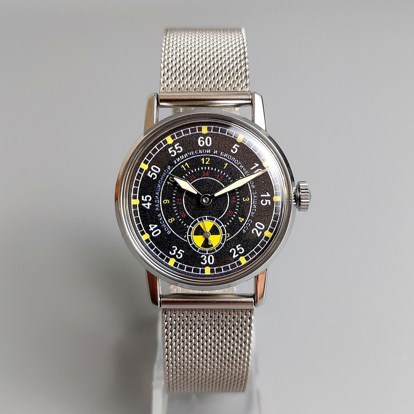 Soviet Wristwatch Pobeda Military Vintage Mechanical Men’s Watch Serviced