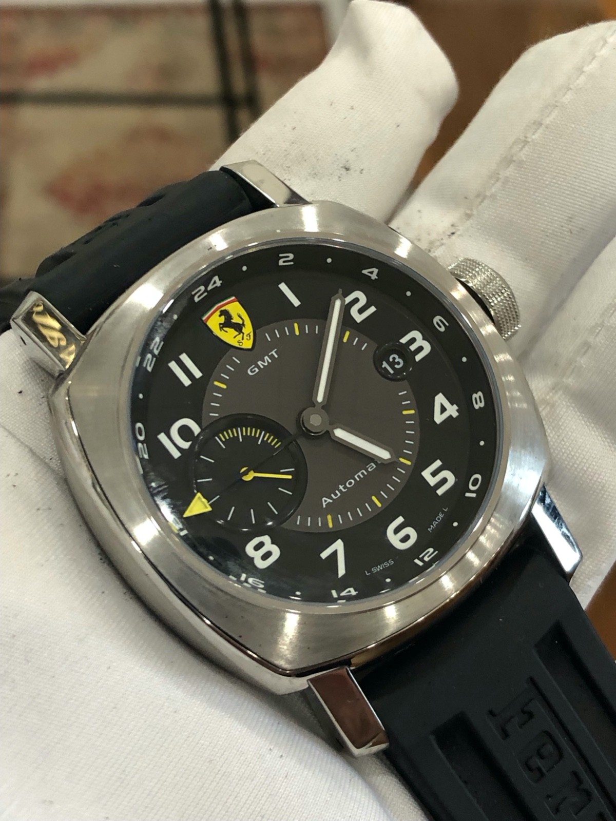 FERRARI PANERAI GMT NEW UNWORN, BOX PAPERS