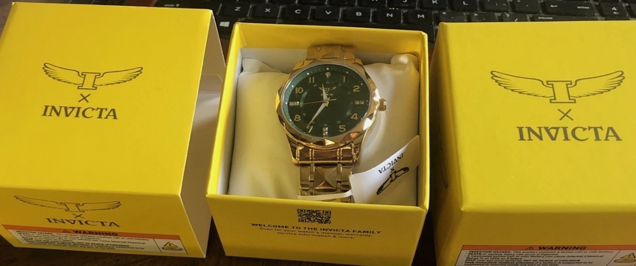 Invicta Specialty I by Invicta Men’s Watch – 41mm, Gold (69021)