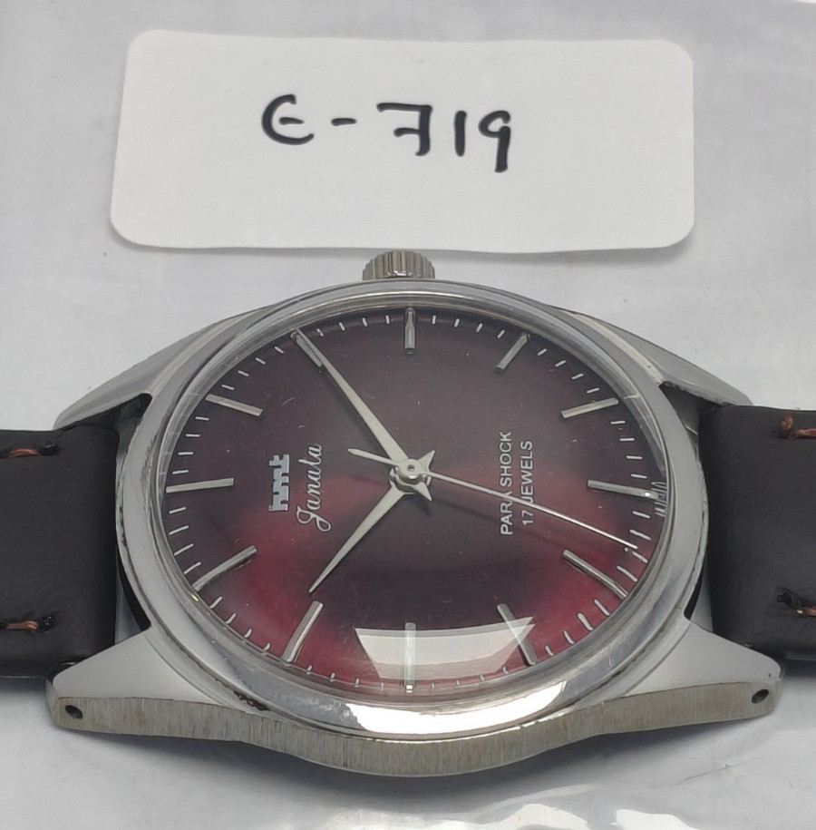 HMT Janata 17 Jewels Hand-Winding Wrist Watch For Men’s In Working Condition