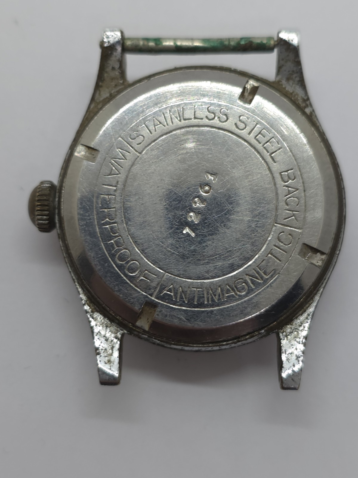 Vintage Ancre 15 Rubis Military Watch WWII Cal. Cupillard 233 From 1930 Balance